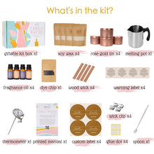 Load image into Gallery viewer, Soy Candle Making Kit for Beginners
